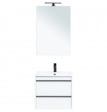 Комплект мебели для ванной Aquanet Lino 60 271951 подвесной Белый матовый