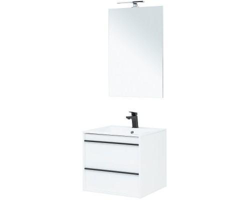 Комплект мебели для ванной Aquanet Lino 60 271951 подвесной Белый матовый