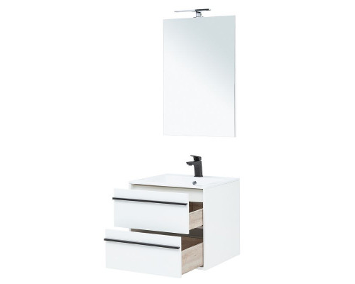 Комплект мебели для ванной Aquanet Lino 60 271951 подвесной Белый матовый