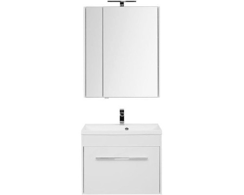 Комплект мебели для ванной Aquanet Августа 75 287682 подвесной Белый