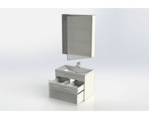 Комплект мебели для ванной Aquanet Августа 75 287683 подвесной Белый
