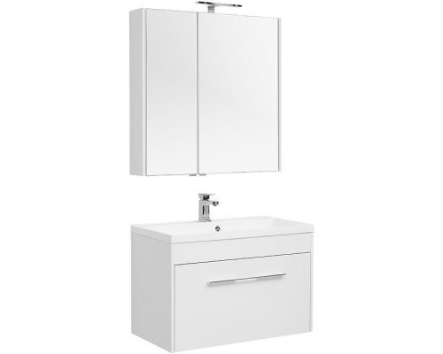 Комплект мебели для ванной Aquanet Августа 90 287685 подвесной Белый