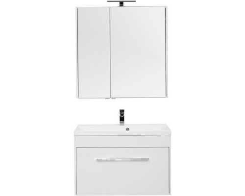 Комплект мебели для ванной Aquanet Августа 90 287685 подвесной Белый