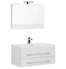 Комплект мебели для ванной Aquanet Нота 90 287702 подвесной Белый