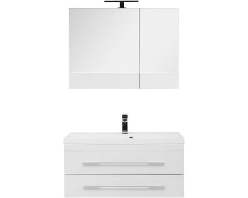 Комплект мебели для ванной Aquanet Нота 90 287702 подвесной Белый