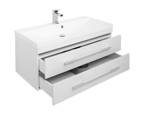 Комплект мебели для ванной Aquanet Нота 100 287696 подвесной Белый