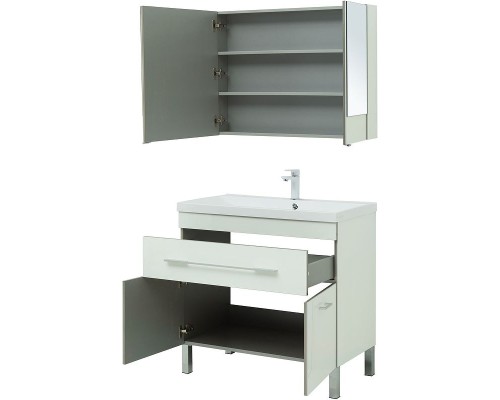 Комплект мебели для ванной Aquanet Верона 90 287661 Белый