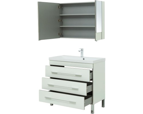 Комплект мебели для ванной Aquanet Верона 90 287660 Белый