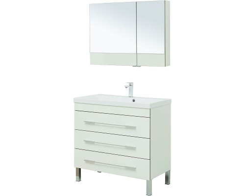 Комплект мебели для ванной Aquanet Верона 90 287660 Белый