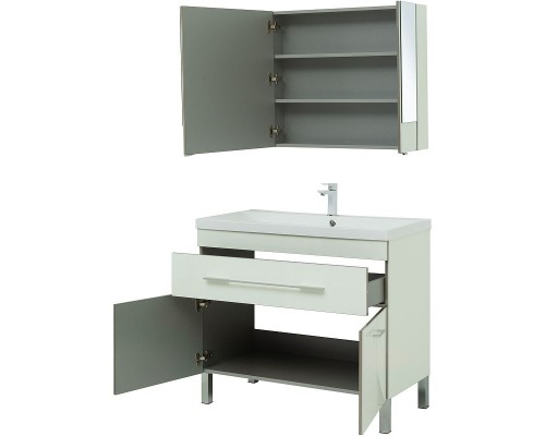 Комплект мебели для ванной Aquanet Верона 100 287654 Белый