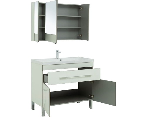 Комплект мебели для ванной Aquanet Верона 100 287654 Белый