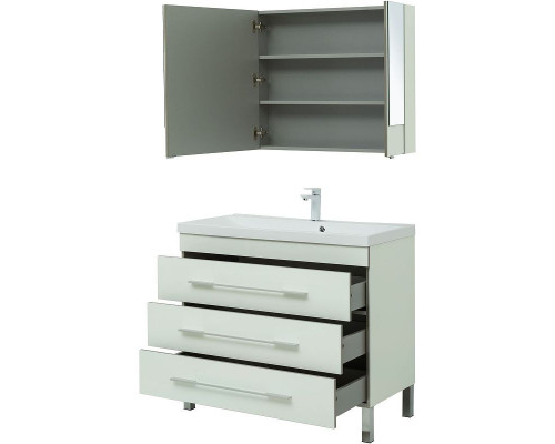 Комплект мебели для ванной Aquanet Верона 100 287655 Белый