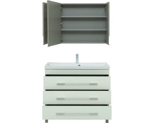 Комплект мебели для ванной Aquanet Верона 100 287655 Белый