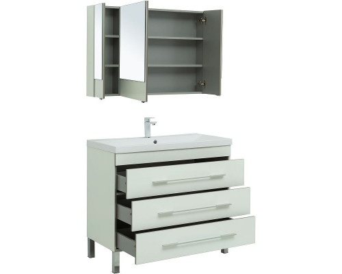 Комплект мебели для ванной Aquanet Верона 100 287655 Белый