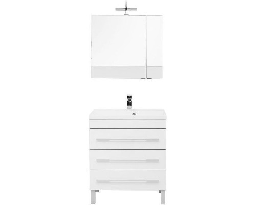 Комплект мебели для ванной Aquanet Верона 75 287658 Белый