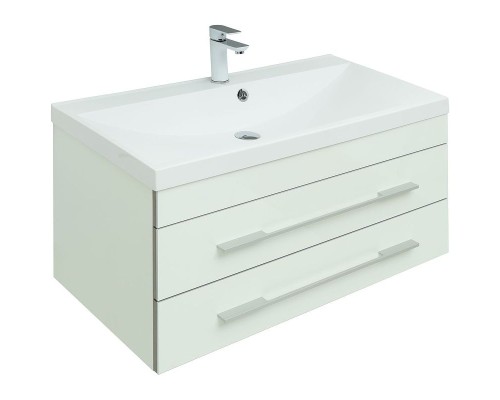 Комплект мебели для ванной Aquanet Верона 90 287653 подвесной Белый