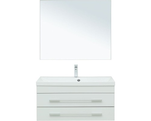 Комплект мебели для ванной Aquanet Верона 90 287639 подвесной Белый матовый