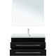 Комплект мебели для ванной Aquanet Верона 90 287640 подвесной Черный матовый