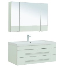 Комплект мебели для ванной Aquanet Верона 100 287649 подвесной Белый