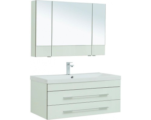 Комплект мебели для ванной Aquanet Верона 100 287649 подвесной Белый