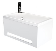 Панель с раковиной 1MarKa Tiny XS Mini 39 L У86733 подвесная Белая глянцевая