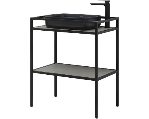 Консоль под раковину Allen Brau Liberty 75 1.33002.BB Черный браш