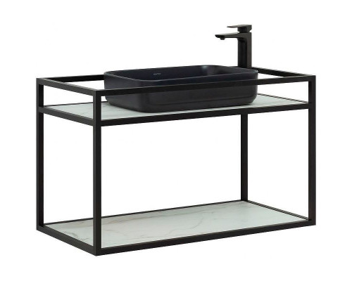 Консоль под раковину Allen Brau Liberty 90 1.33003.BB Черный браш