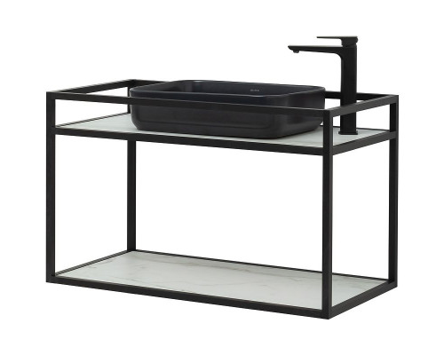 Консоль под раковину Allen Brau Liberty 90 1.33003.BB Черный браш