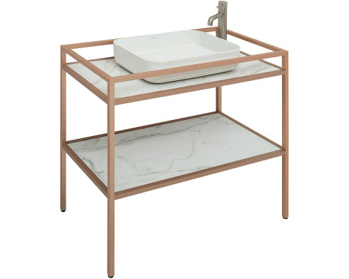 Консоль под раковину Allen Brau Liberty 90 1.33004.60 Медь браш