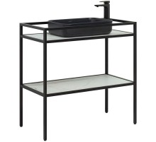 Консоль под раковину Allen Brau Liberty 90 1.33004.BB Черный браш