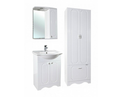 Шкаф пенал Bellezza Кантри 60 Белый