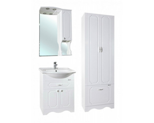 Шкаф пенал Bellezza Кантри 60 Белый