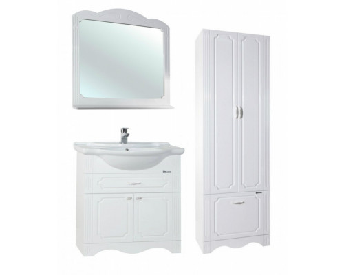 Шкаф пенал Bellezza Кантри 60 Белый