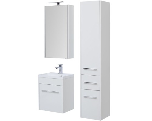 Шкаф пенал Aquanet Августа 35 210016 Белый