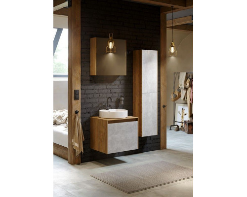 Корпус шкафа пенала Aqwella 5 Stars Mobi 36 MOB0535DB подвесной Дуб балтийский