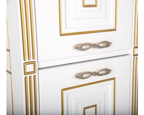 Шкаф пенал Aquanet Паола 40 R 186112 Белый Золото