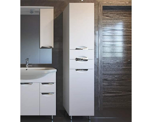 Шкаф-пенал АСБ-мебель Мессина 40 9625 R Белый