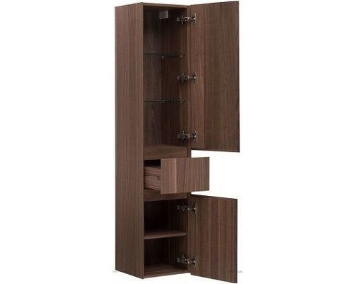 Шкаф пенал Aquanet Нью-Йорк 35 R 203956 подвесной Орех