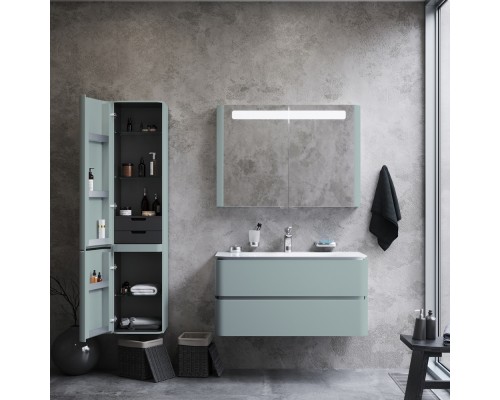 Шкаф пенал AM.PM Sensation 40 L M30CHL0406GG подвесной Мятный