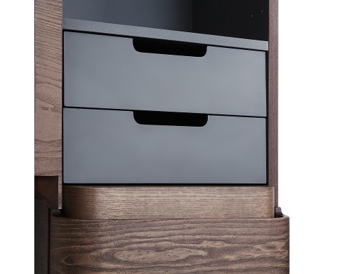 Шкаф пенал AM.PM Sensation 40 L M30CHL0406NF подвесной Орех