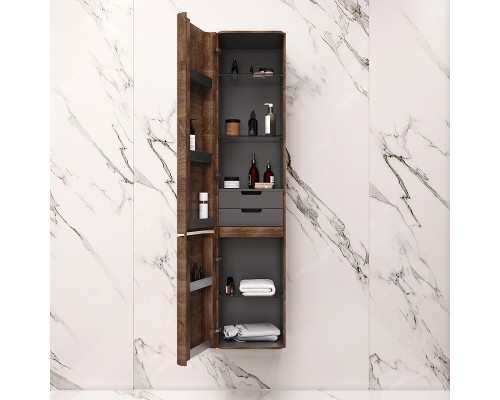 Шкаф пенал AM.PM Sensation 40 L M30CHL0406NF подвесной Орех