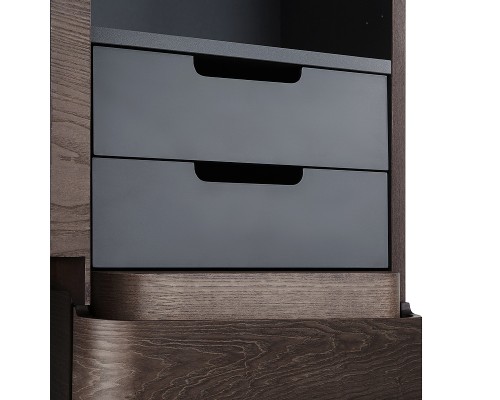 Шкаф пенал AM.PM Sensation 40 L M30CHL0406TF подвесной Табачный дуб