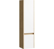 Шкаф пенал Aqwella Сити 35 SIT0535DB Дуб балтийский Белый