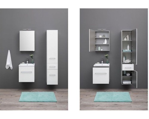 Шкаф пенал Aquanet Порто 35 L 201374 подвесной Белый