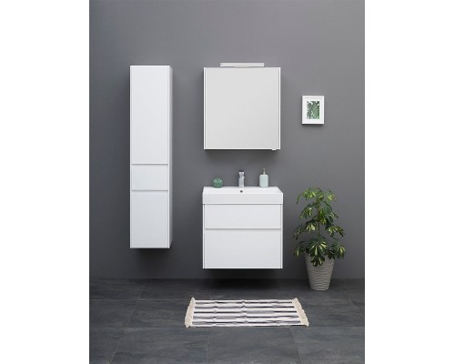 Шкаф пенал Aquanet Бруклин 35 L 209827 подвесной Белый