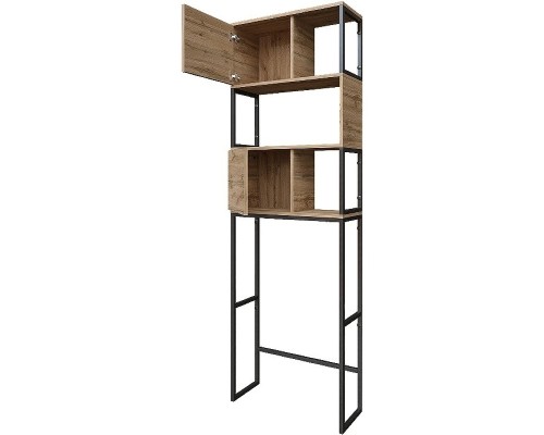 Стеллаж 1MarKa Grunge Loft 66 Ц0000005249 над стиральной машиной Дуб вотан
