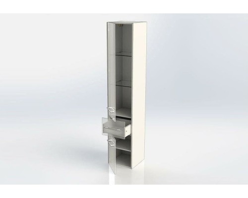 Шкаф пенал Aquanet Августа 35 L 245754 подвесной Белый