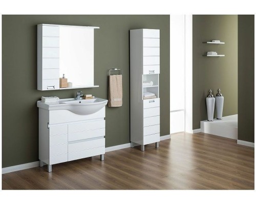 Шкаф пенал Aquanet Доминика 35 R 170802 Белый