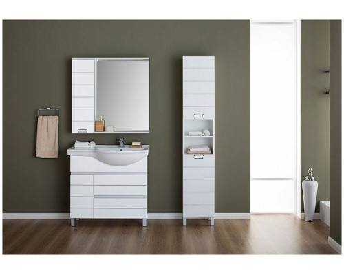 Шкаф пенал Aquanet Доминика 35 R 170802 Белый