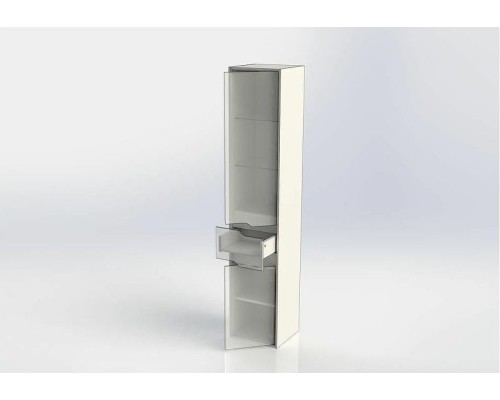 Шкаф пенал Aquanet Модена 35 R 196967 подвесной Белый